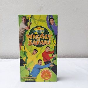 The Wiggles Wiggly Safari VHS 2006 Vintage Kid Show Steve Irwin Crocodile Hunter